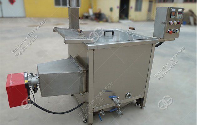 Gas Garlic Slice Frying Machine