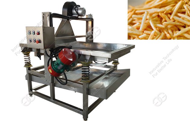 potato fries de-oiling machine